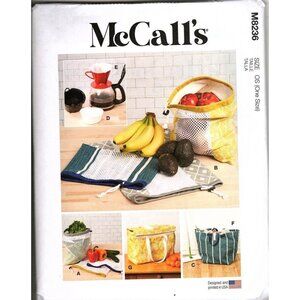 McCall's Crafts M8236 Kitchen Accessories Sewing Pattern Uncut